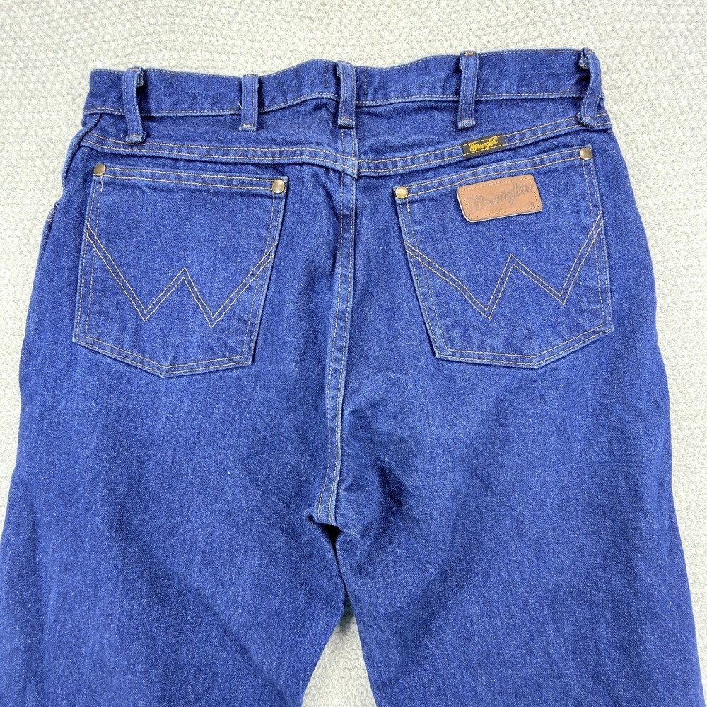 Wrangler Jeans Mens 34x34 Blue Western Cowboy Cut Premium Performance‎ Denim